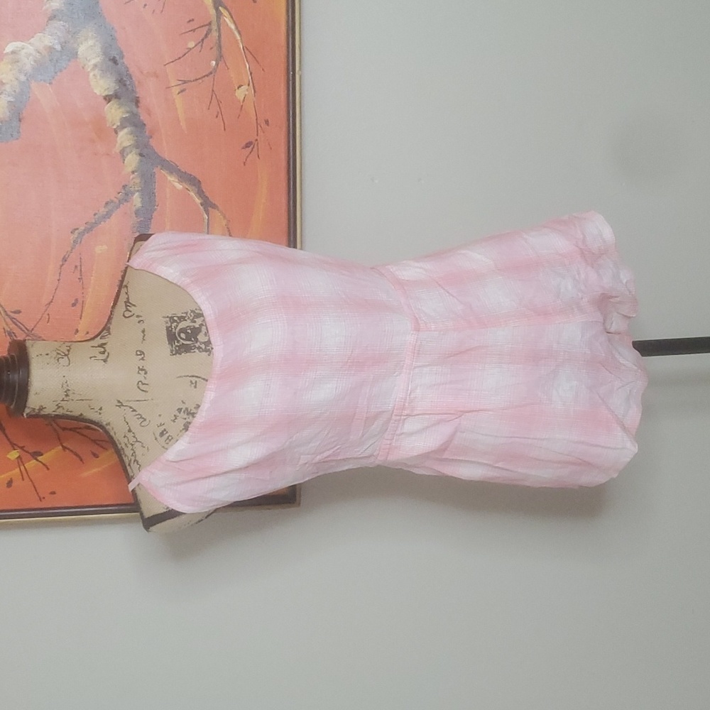 Lovers + Friends Alona Romper In Pink Plaid Size Small NWT